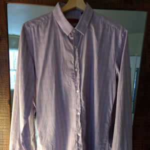 Beautiful lavender Hugo Boss men's shirt size M